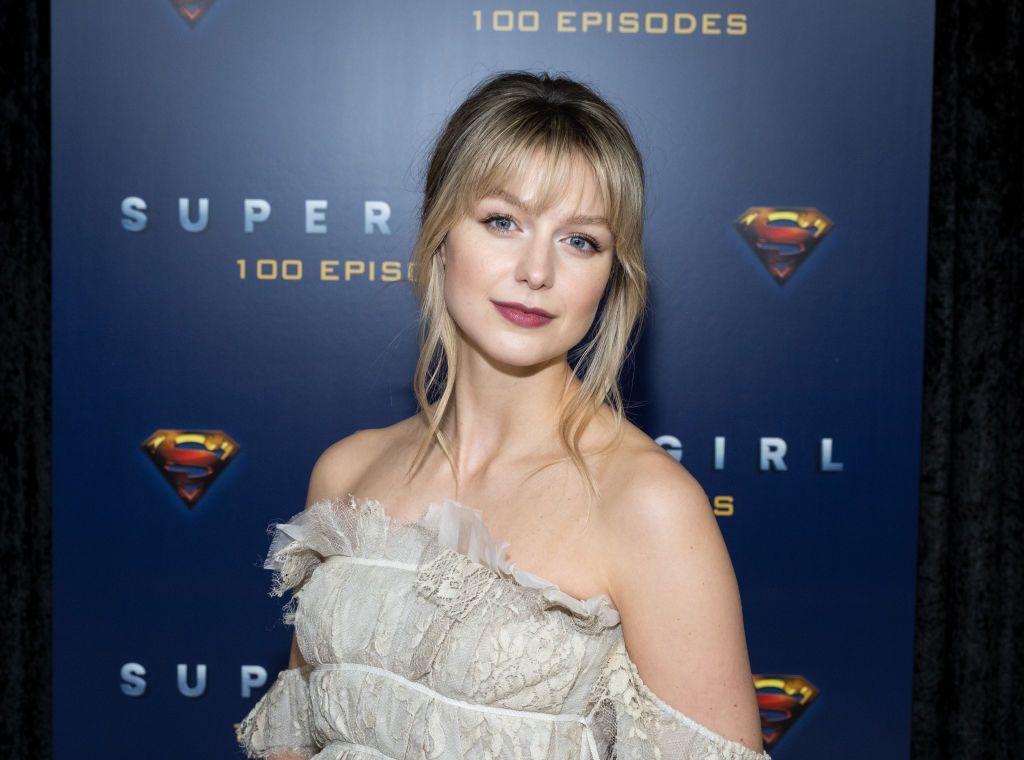 supergirl star melissa benoist attends the red carpet for news photo